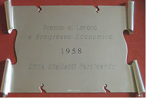 Premio al Lavoro e Progresso Economico 1958
